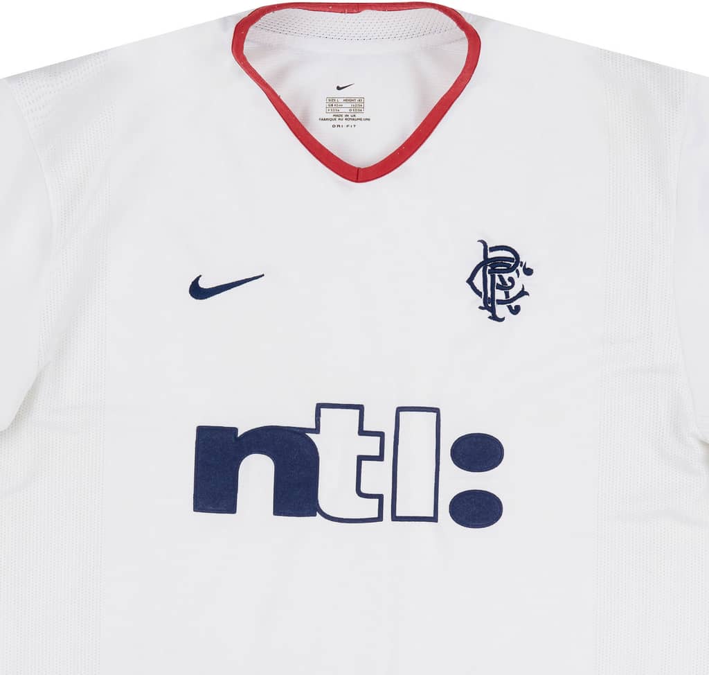 2001-02 Rangers Away L/S Shirt - 8/10 - (XL)