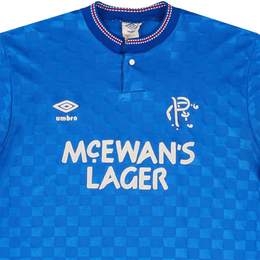 1987-90 Rangers Home Shirt - 8/10 - (S)