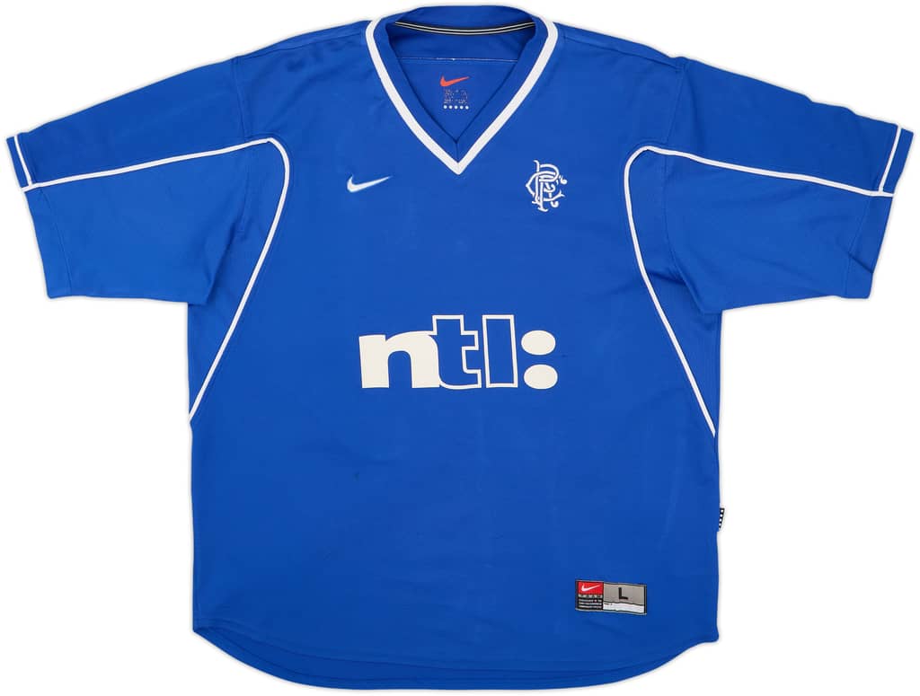 Camiseta de local del Rangers 1999-01 Ferguson #6