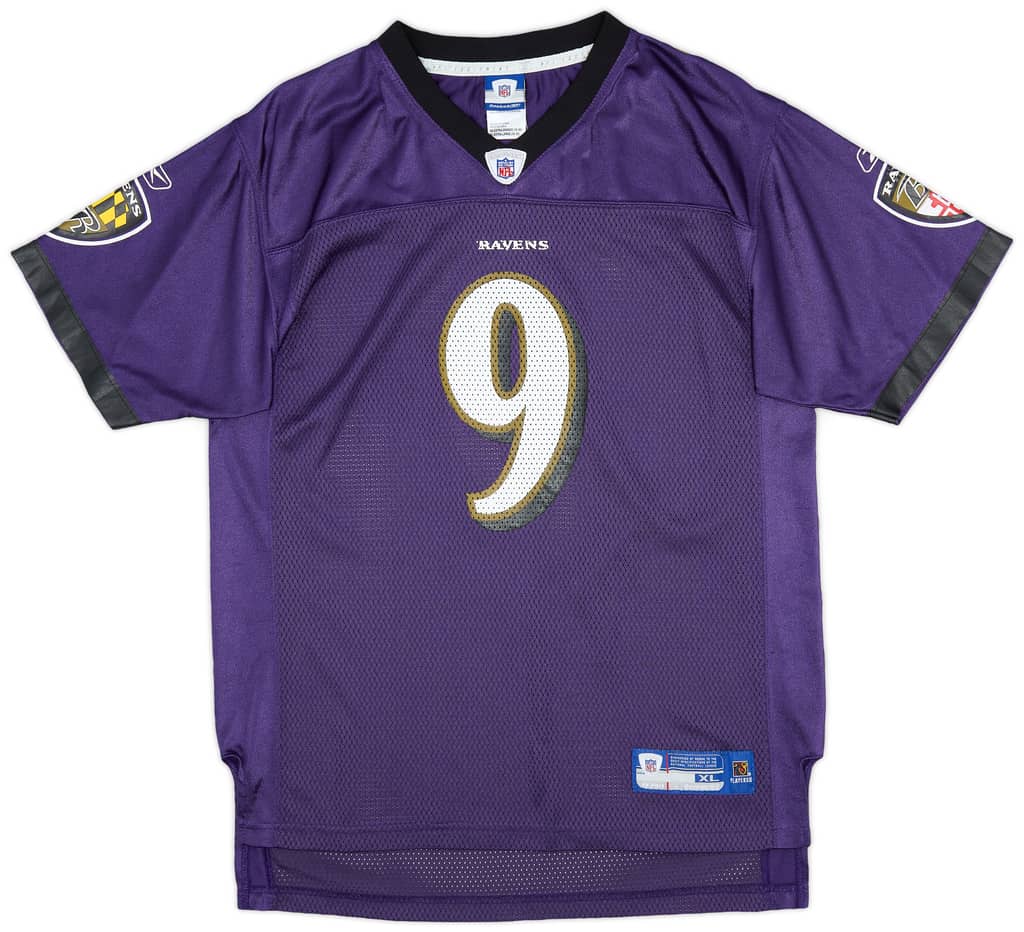 2006 Baltimore Ravens McNair #9 Reebok On Field Home Jersey (Excellent) XL.Kids