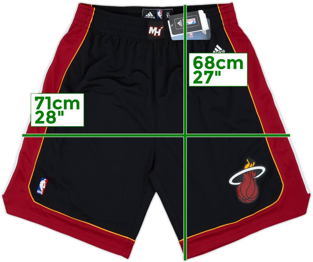 2010-14 Miami Heat adidas Swingman Away Shorts (XL)