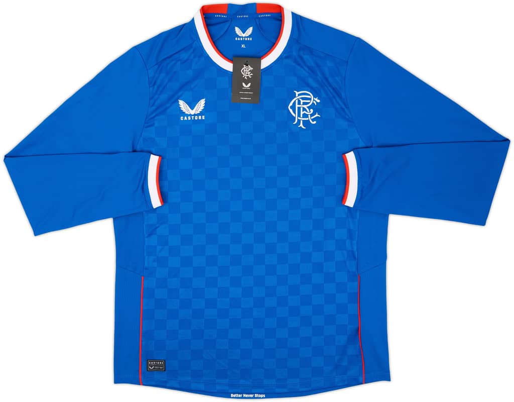 2022-23 Rangers Home L/S Shirt (XL)
