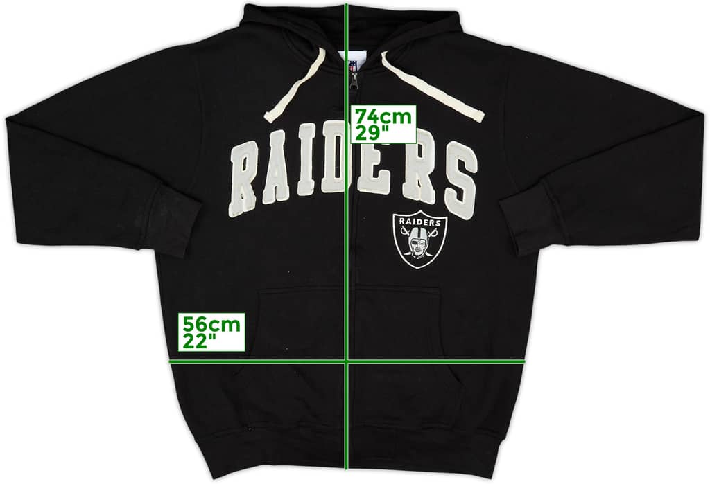 2010 Oakland Raiders NFL Hooded Sweat Top - 6/10 - (L)