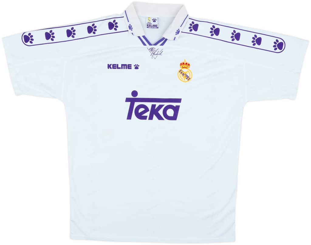 1994-96 Real Madrid Camiseta Local - 7/10 - (L)