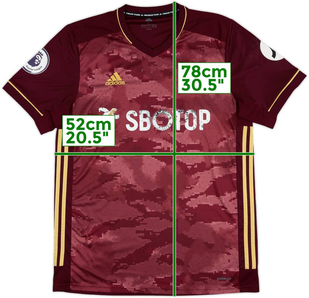 2020-21 Leeds Third Shirt - 4/10 - (L)