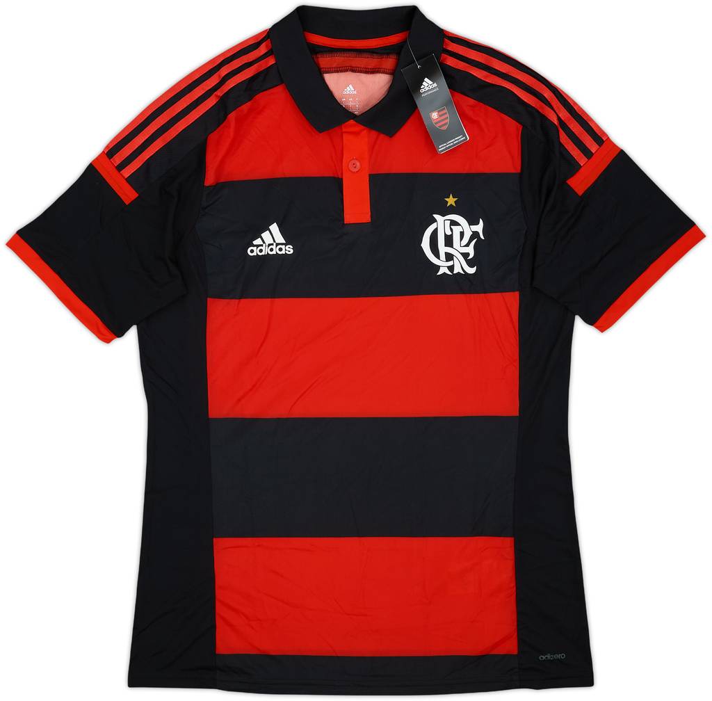 2014 Flamengo Authentic Home Shirt (L)