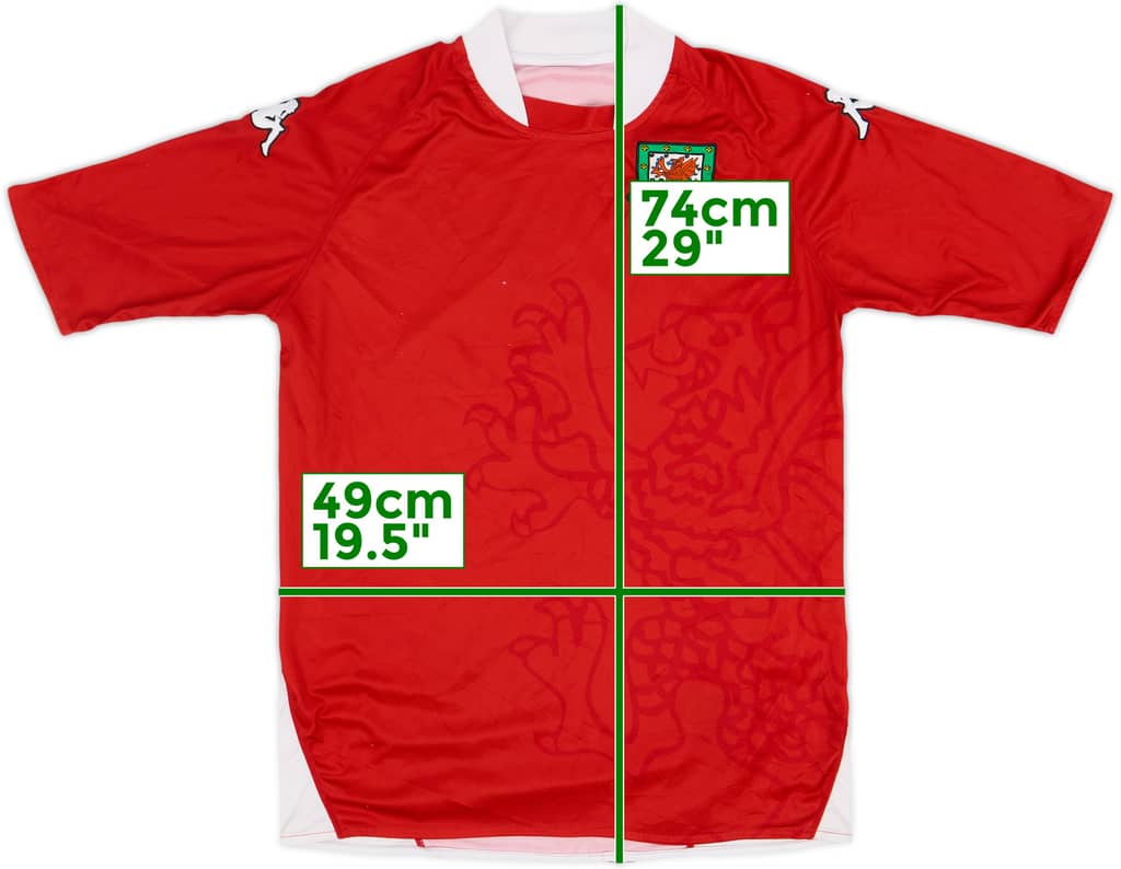 2007-08 Wales Home Shirt - 5/10 - (L)