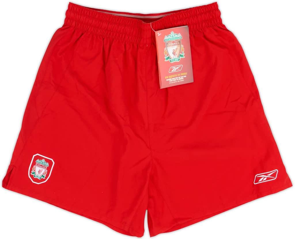 2004-06 Liverpool Home Shorts (M)