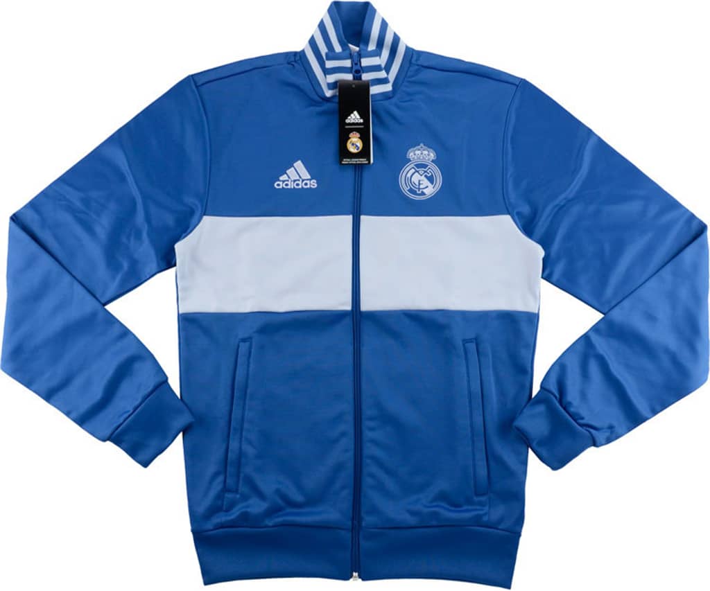 2017-18 Real Madrid adidas 3 Stripes Track Top - NEW