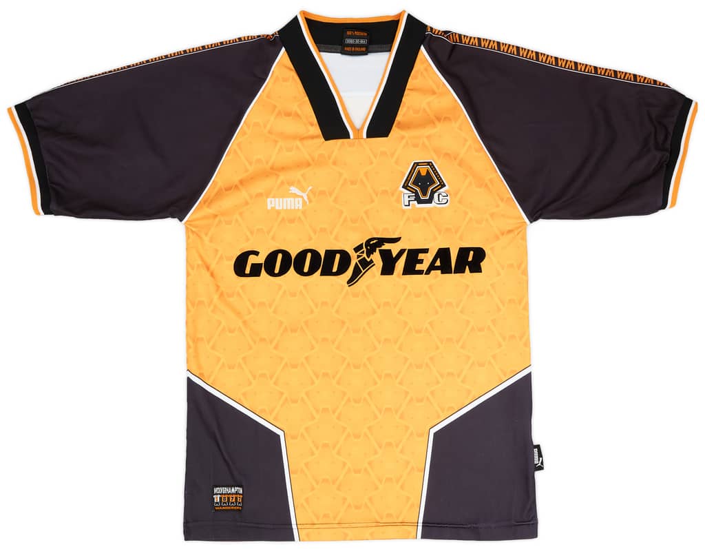 1996-98 Wolves Home Shirt - 8/10 - (S)