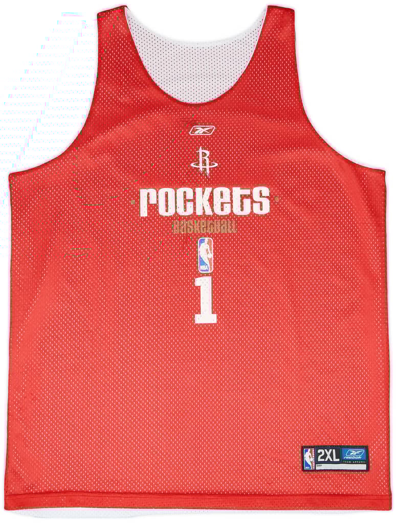 2000s Houston Rockets #1 Reebok Jersey (Reversible) XXL