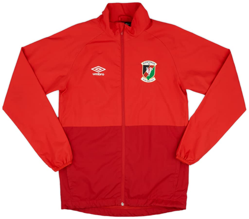 2018-19 Glentoran Umbro Track Jacket - 9/10 - (S)