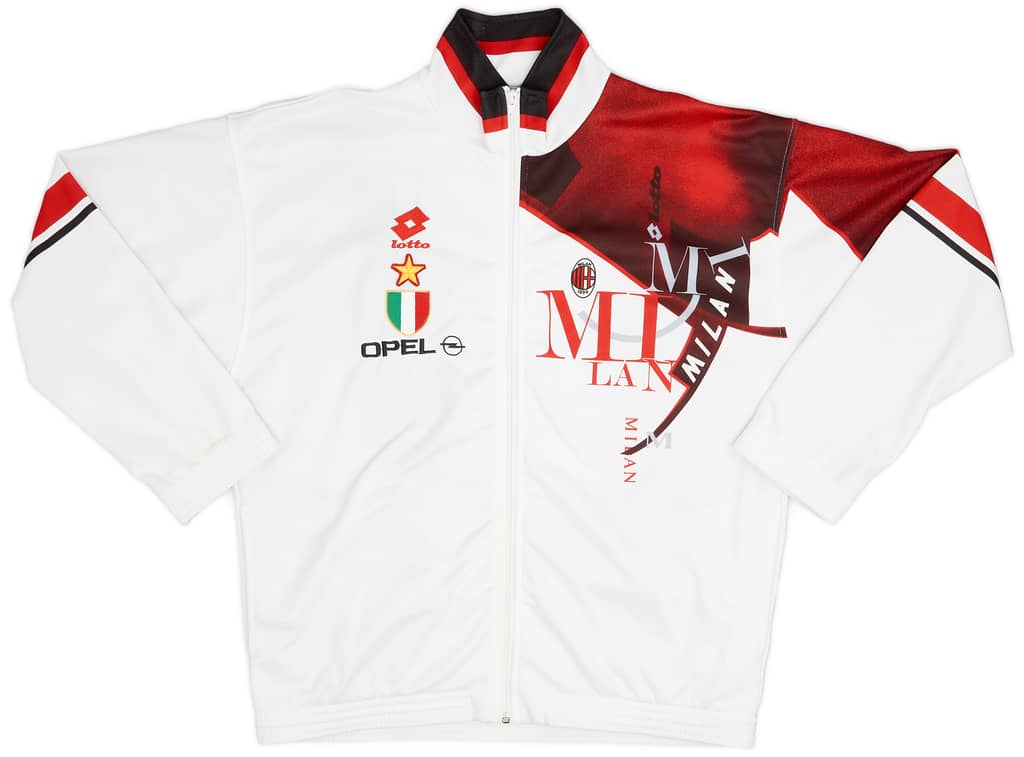 1993-94 AC Milan Lotto Track Jacket - 8/10 - (L)