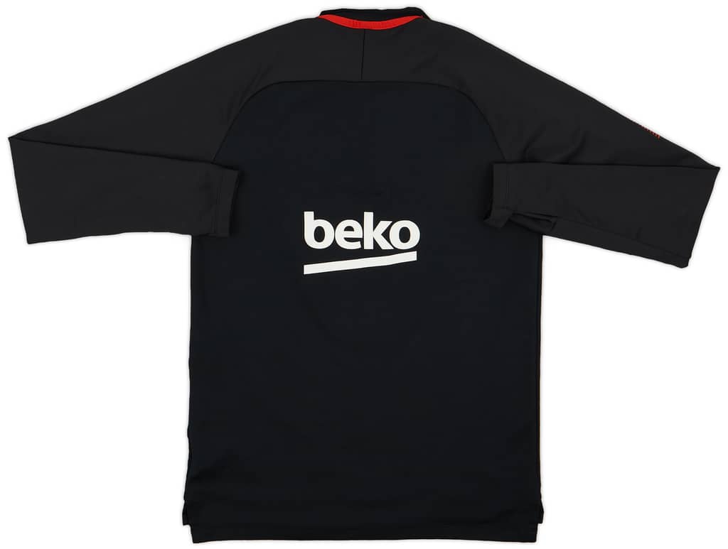 2017-18 Barcelona Nike 1/4 Zip Training Top - 7/10 - (S)
