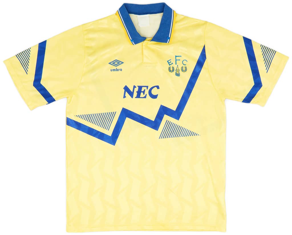 1990-92 Everton Away Shirt - 8/10 - (L)