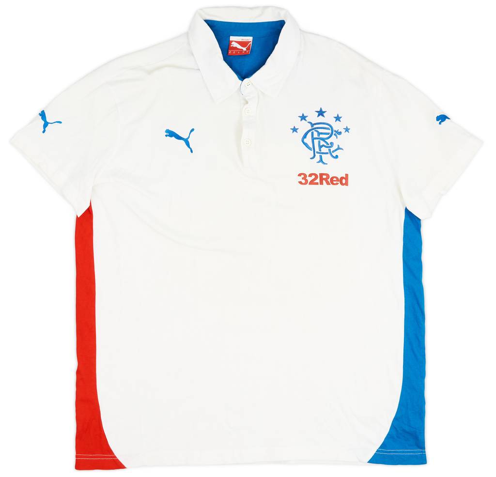 2014-15 Rangers Puma Polo Shirt - 8/10 - (XL)