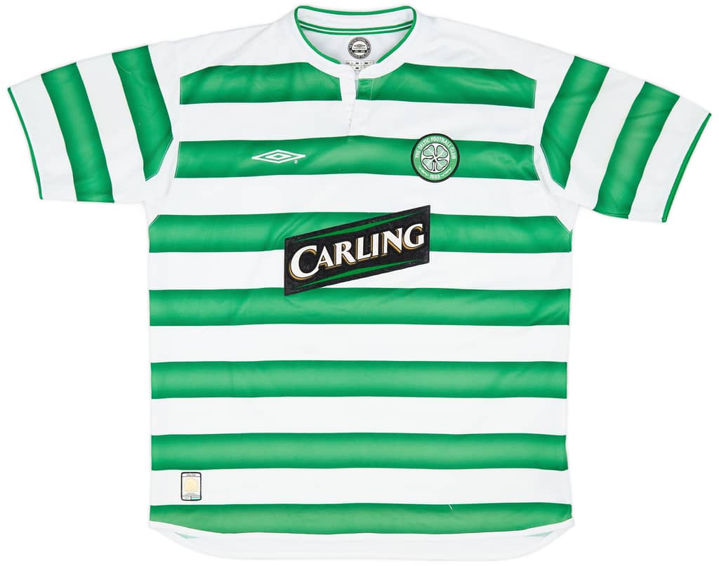 2003-04 Celtic Home Shirt Petrov #19 - 8/10 - (XL)