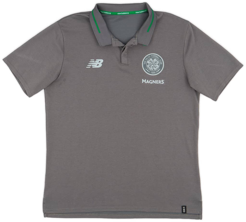 2019-20 Celtic New Balance Polo Shirt - 8/10 - (M)