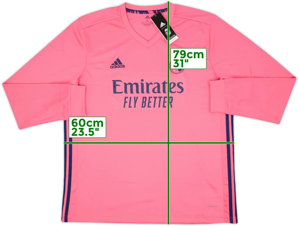 2020-21 Real Madrid Away L/S Shirt (XL)