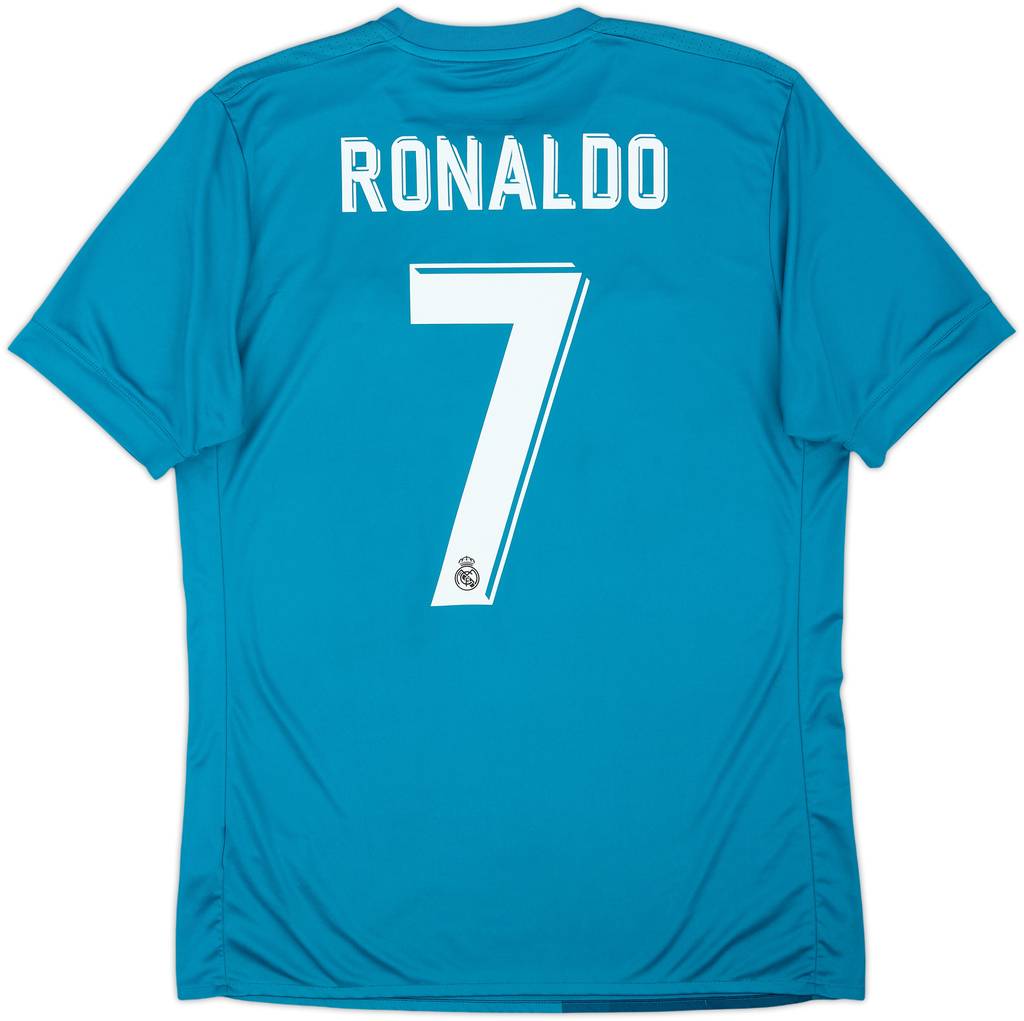 Camiseta de la tercera equipación del Real Madrid 2017-18 Ronaldo #7 - 8/10 - (S)