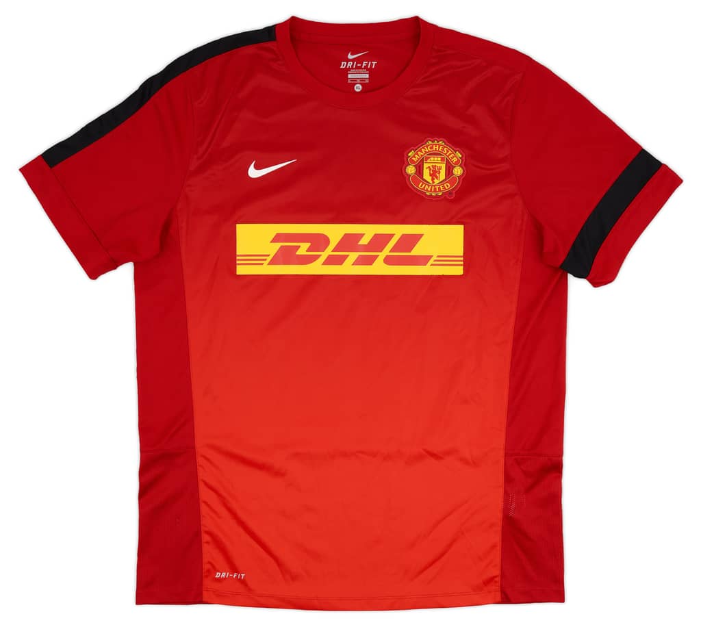2013-14 Manchester United Nike Training Shirt - 8/10 - (XL)