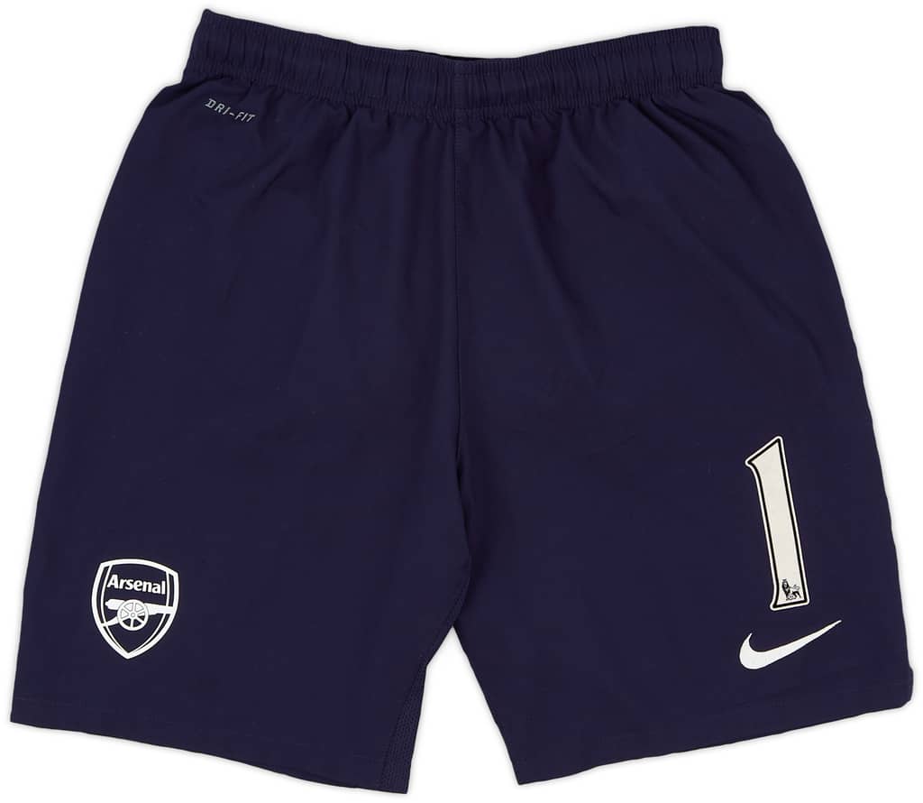 2011-12 Arsenal Player Issue GK Shorts #1 - Excellent 9/10 - (L.Boys)
