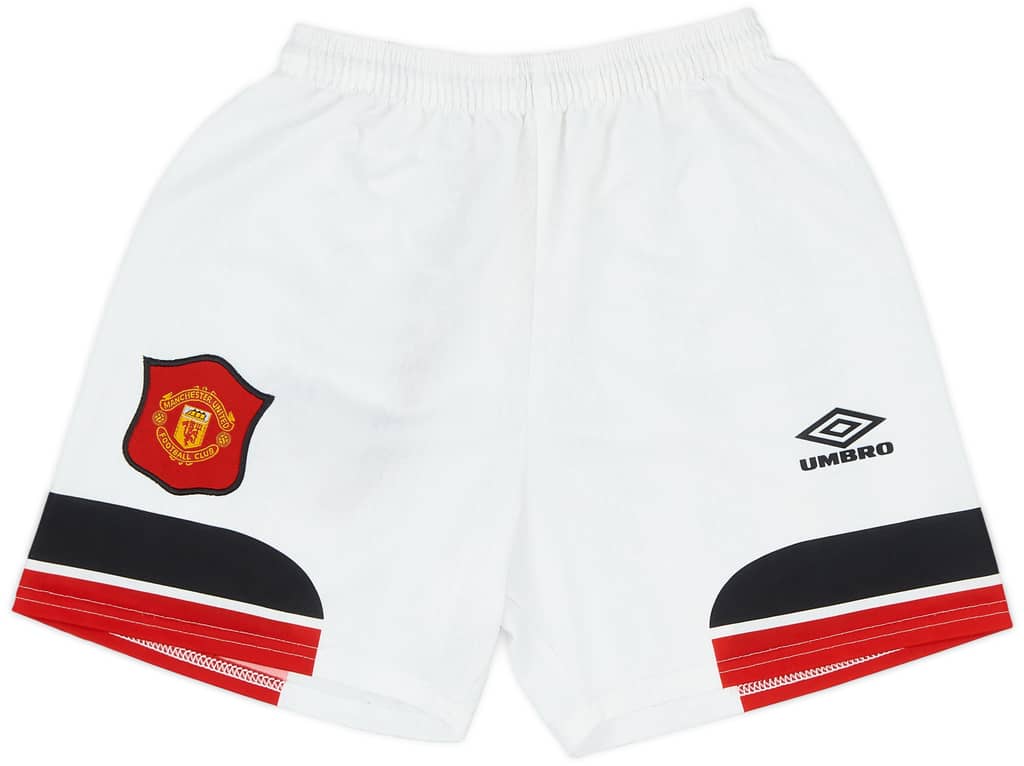1994-96 Manchester United Home Shorts - Very Good 6/10 - (S)