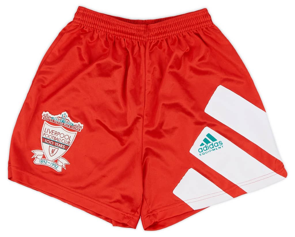 1992-93 Liverpool Home Shorts - Excellent 8/10 - (S)