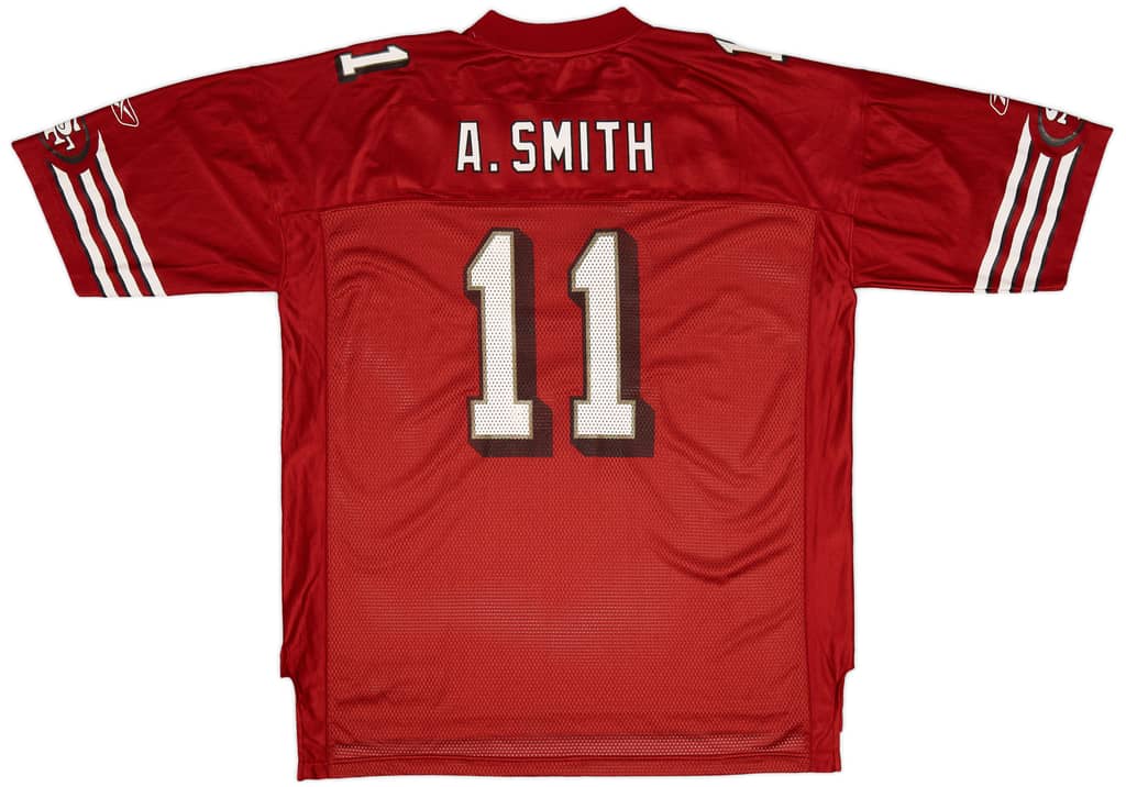 2005-06 San Francisco 49ers Smith #11 Reebok On Field Home Jersey (Excellent) XXL