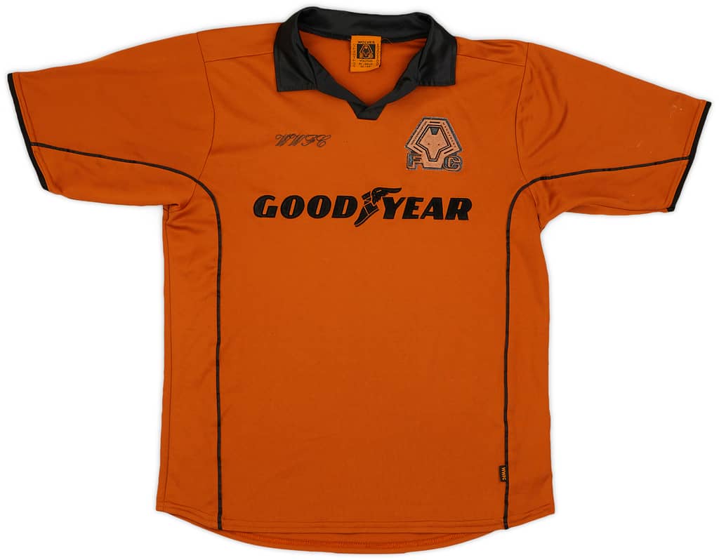 2000-02 Wolves Home Shirt - 8/10 - (Y)