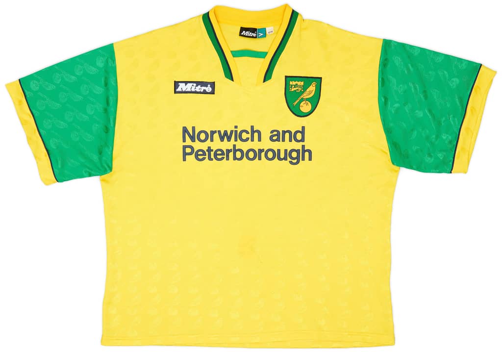 1996-97 Norwich Home Shirt - 8/10 - (XL)