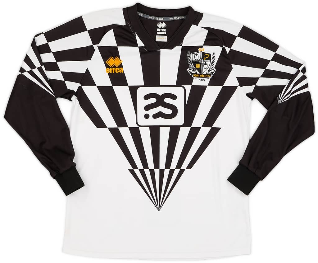 2020-21 Port Vale Home L/S Shirt #4 - 9/10 - (S)