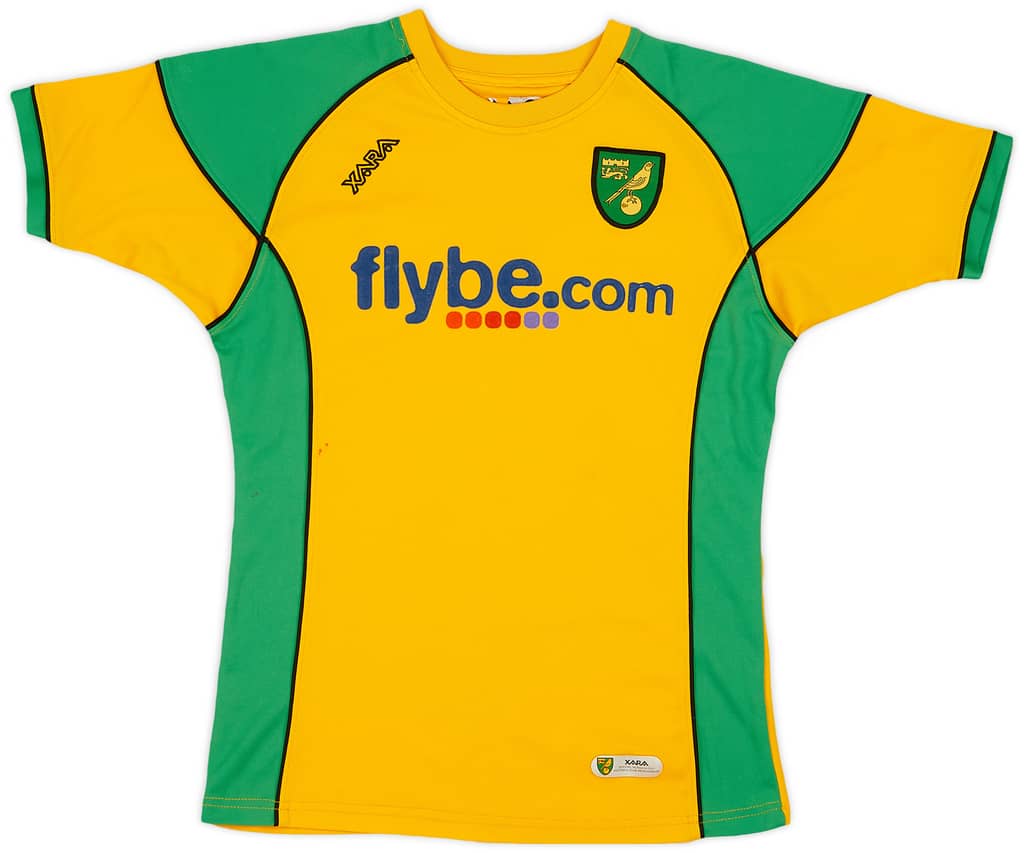 2006-08 Norwich Home Shirt - 7/10 - (XL.Boys)