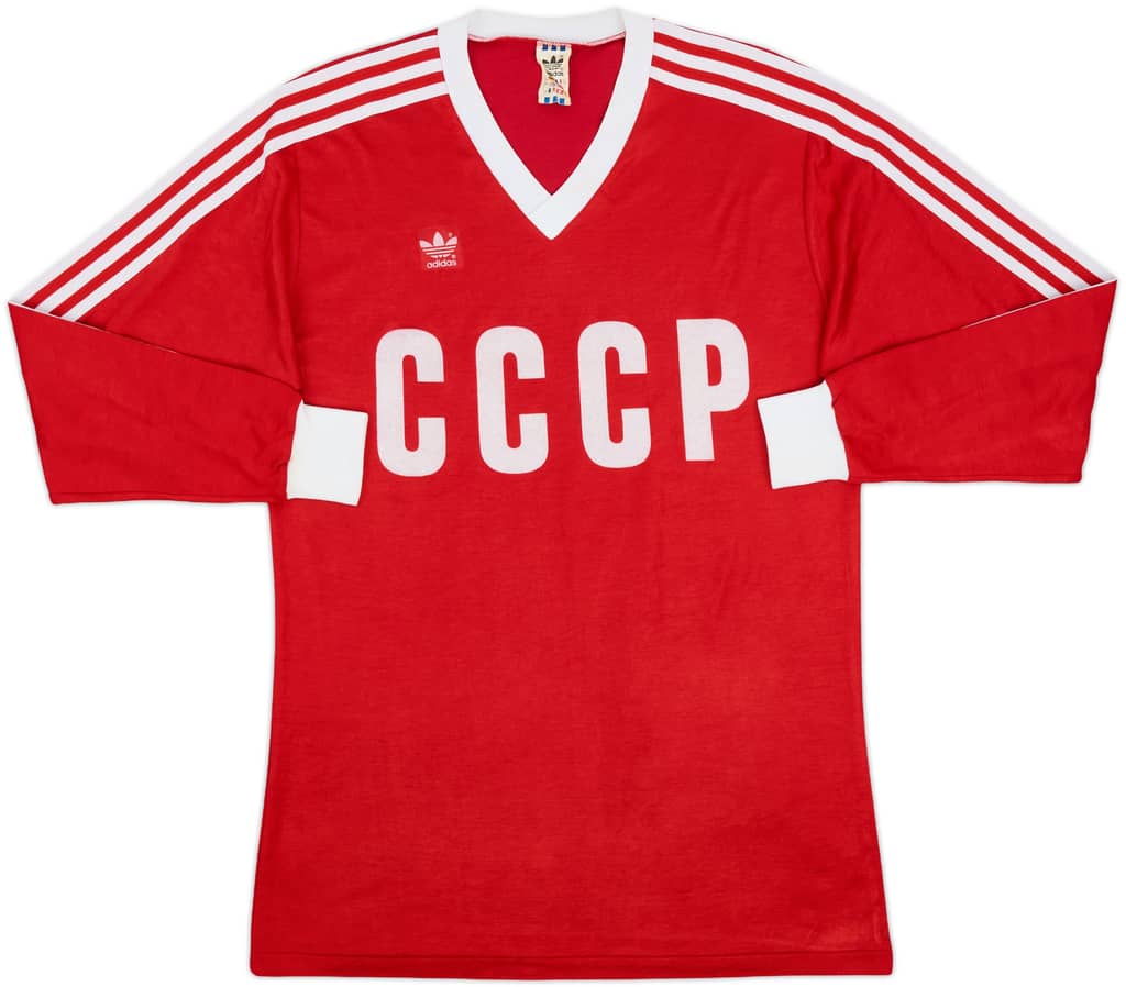 1982-84 Soviet Union Home L/S Shirt - 8/10 - (L)