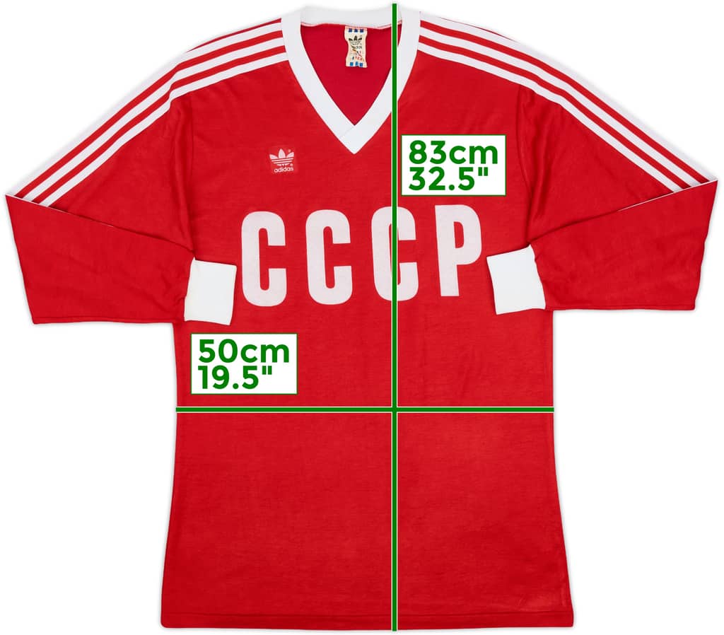1982-84 Soviet Union Home L/S Shirt - 8/10 - (L)