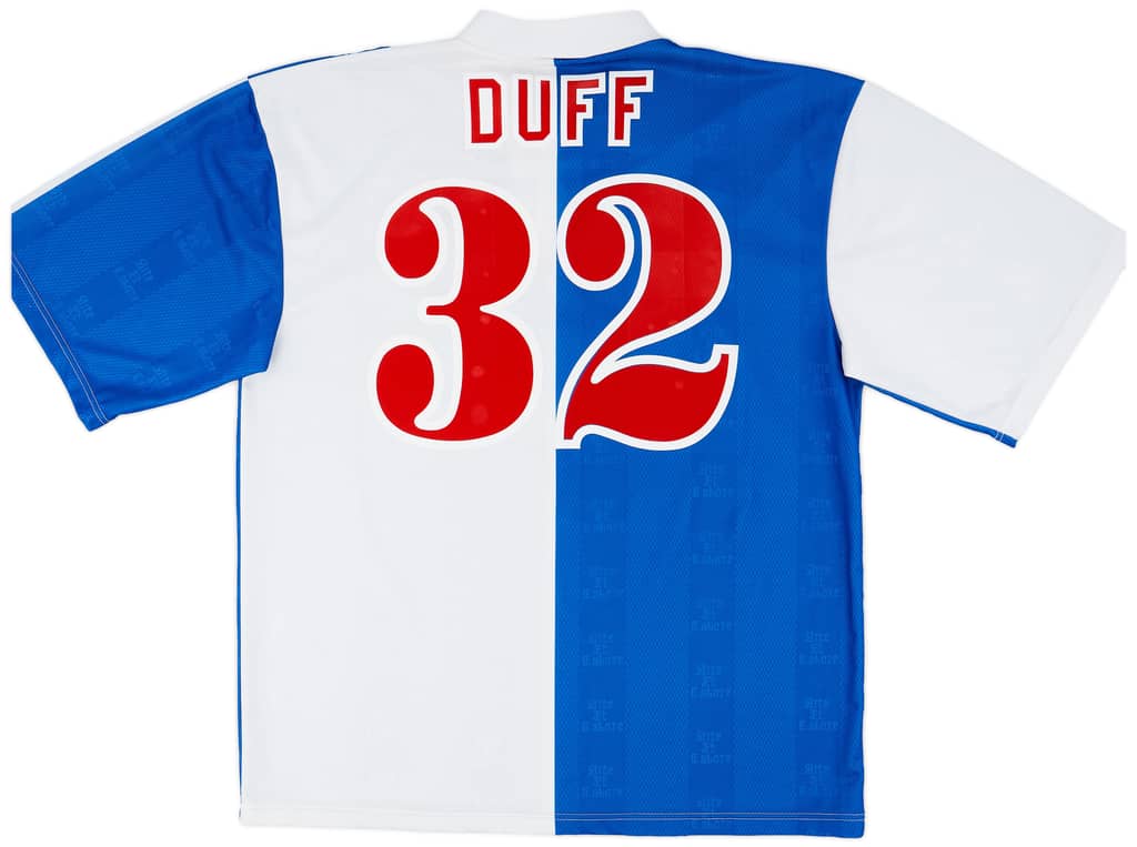 1996-98 Blackburn Home Shirt Duff #32 - 9/10 - (XXL)