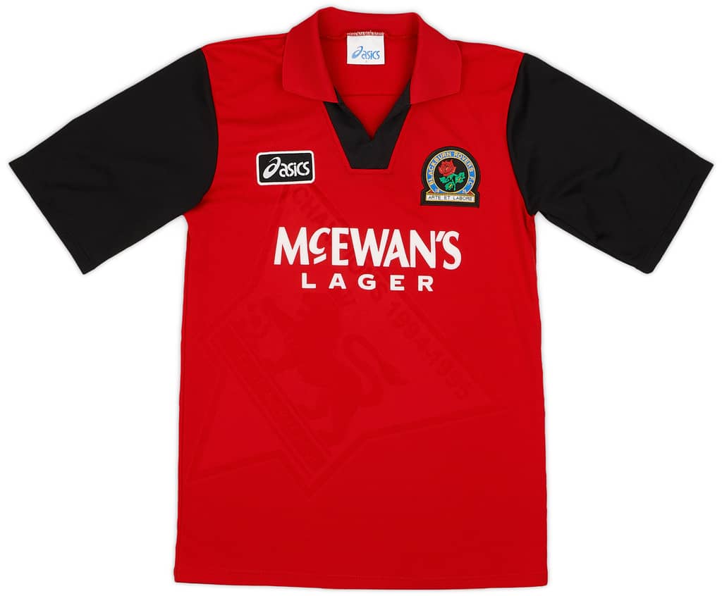 1995-96 Blackburn Away Shirt Shearer #9 - 6/10 - (S)