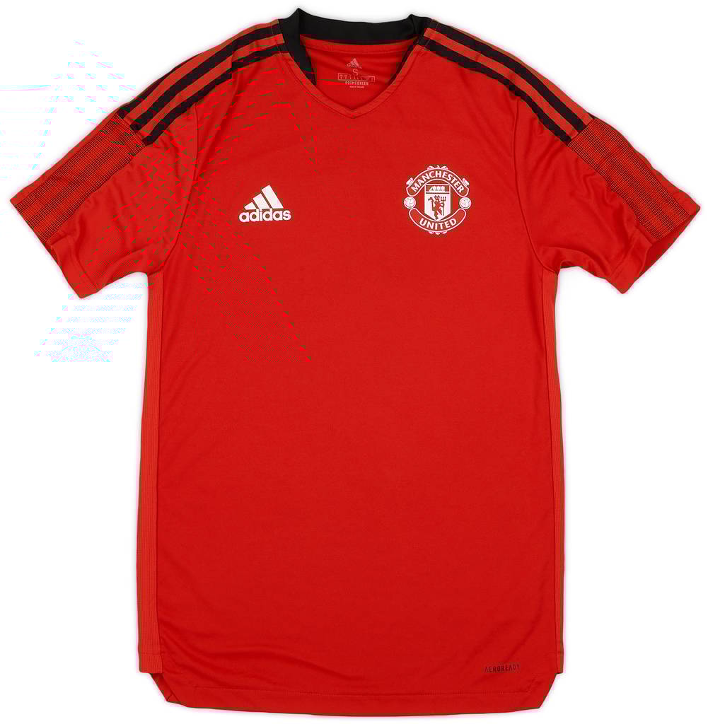 2021-22 Manchester United adidas Training Shirt - 10/10 - (S)