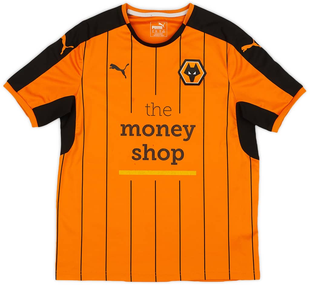 2016-17 Wolves Home Shirt - 7/10 - (XL.Boys)