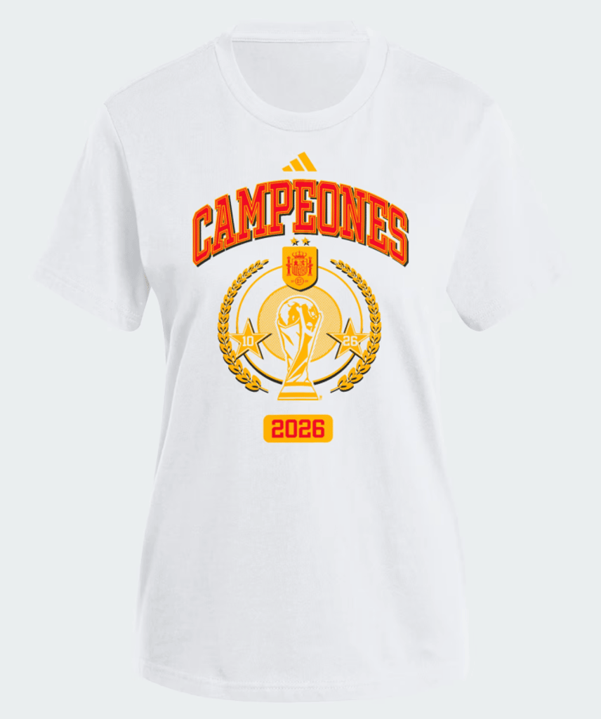 Camiseta adidas de los Ganadores de la Copa del Mundo de España 2026