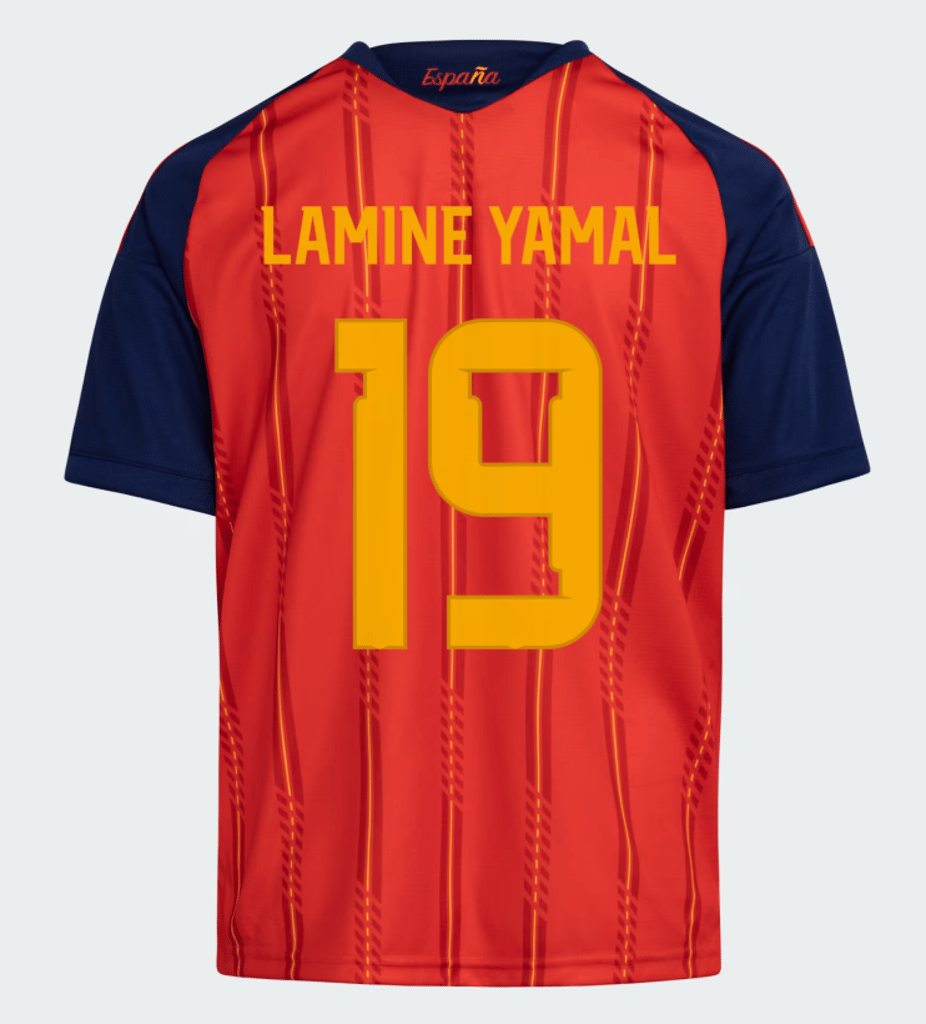 2026-27 Spain 'World Cup Winners' Home Shirt Lamine Yamal #19 (KIDS)