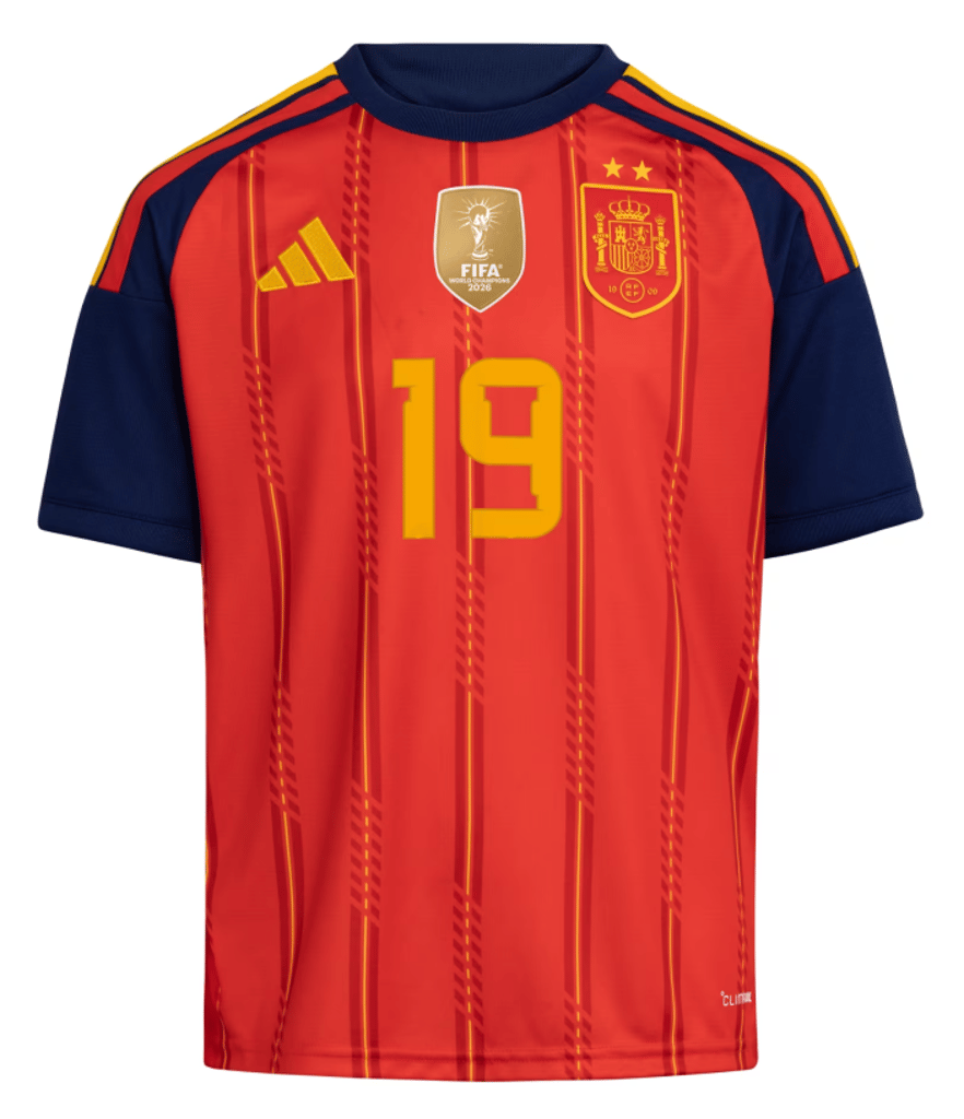2026-27 Spain 'World Cup Winners' Home Shirt Lamine Yamal #19 (KIDS)