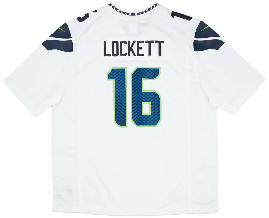 2015-23 Seattle Seahawks Lockett #16 Nike Game Away Jersey (L)