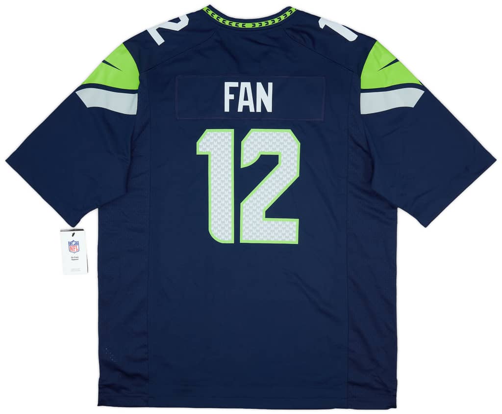 2012-24 Seattle Seahawks Fan #12 Nike Game Home Jersey (XL)