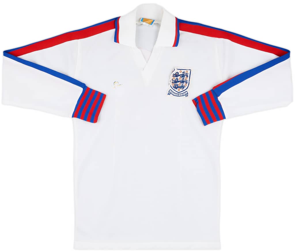 1973 England U-23 Match Issue Home L/S Shirt #16 (Morley)