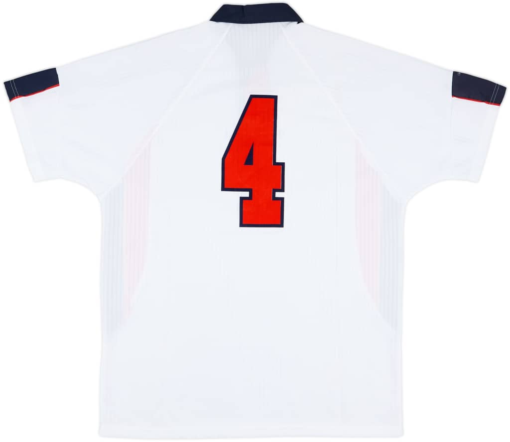 1997-99 England U-18 Match Issue Home Shirt #4