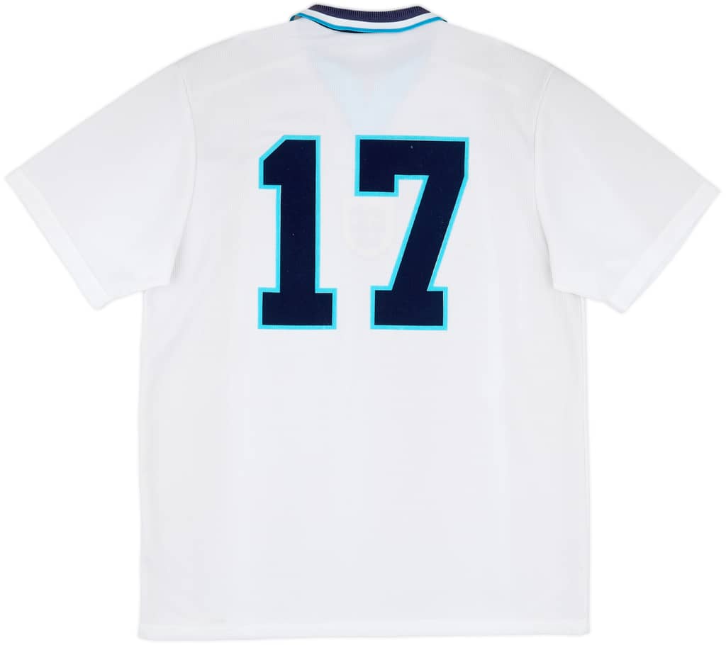 1995-97 England Match Issue Home Shirt #17