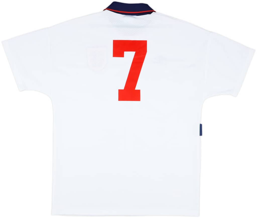 1993-95 England Match Issue Home Shirt #7
