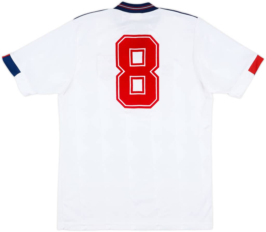 1988-90 England Match Issue Home Shirt #8 (McMahon)