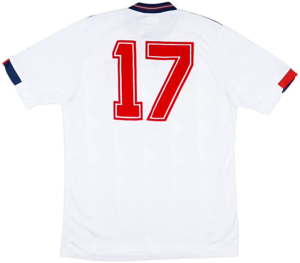 1988-89 England Match Issue Home Shirt #17